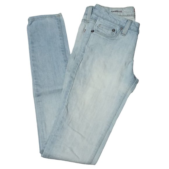 BDG Jeans Womens Size 26 Cigarette Skinny Light Wash Blue Denim - Picture 3 of 12